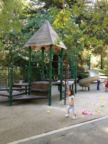 Lake Temescal's play area