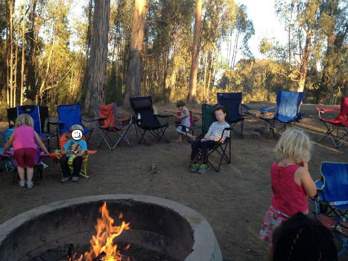 Camping with little kids at Chabot Regional Park