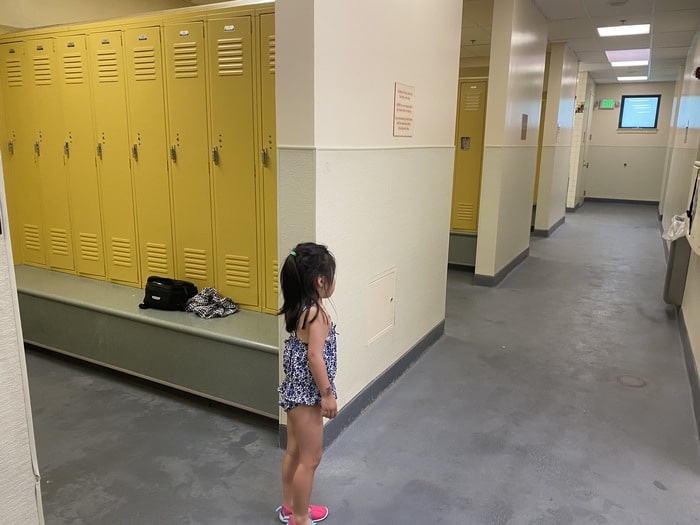 Locker room livermore aquatic center 