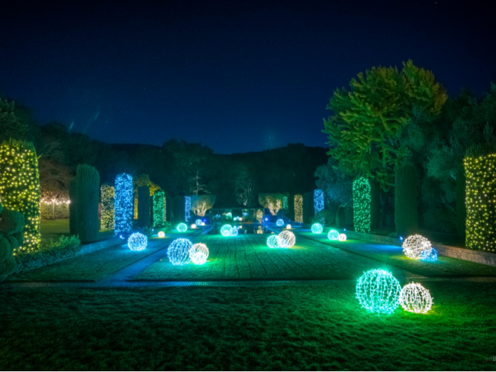 Filoli holiday lights