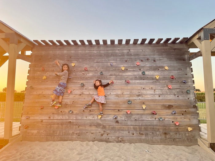 Dell'Osso Family Farm climbing wall